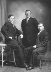 Portett av barna av enkelte emigrantfamilier som utvandret t