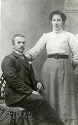 Ekteparet Kristian Antonsen Strand og Karoline Kiil Henrikse