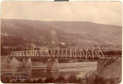 Øyer bru over Gudbrandsdalslågen i 1895