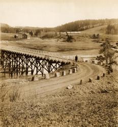 Kjellerholen bru over Nitelva, Skedsmo kommune. Bilde av spr