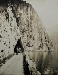 Veg og fjell og fjord ved Eidfjordvannet i 1912