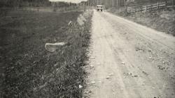 Utbedring og utvidelse av Lågendalsveien på 1920-tallet