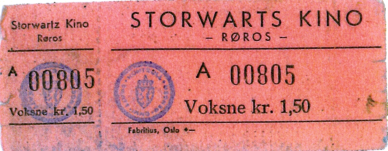 Kinobillett for Storwartz kino