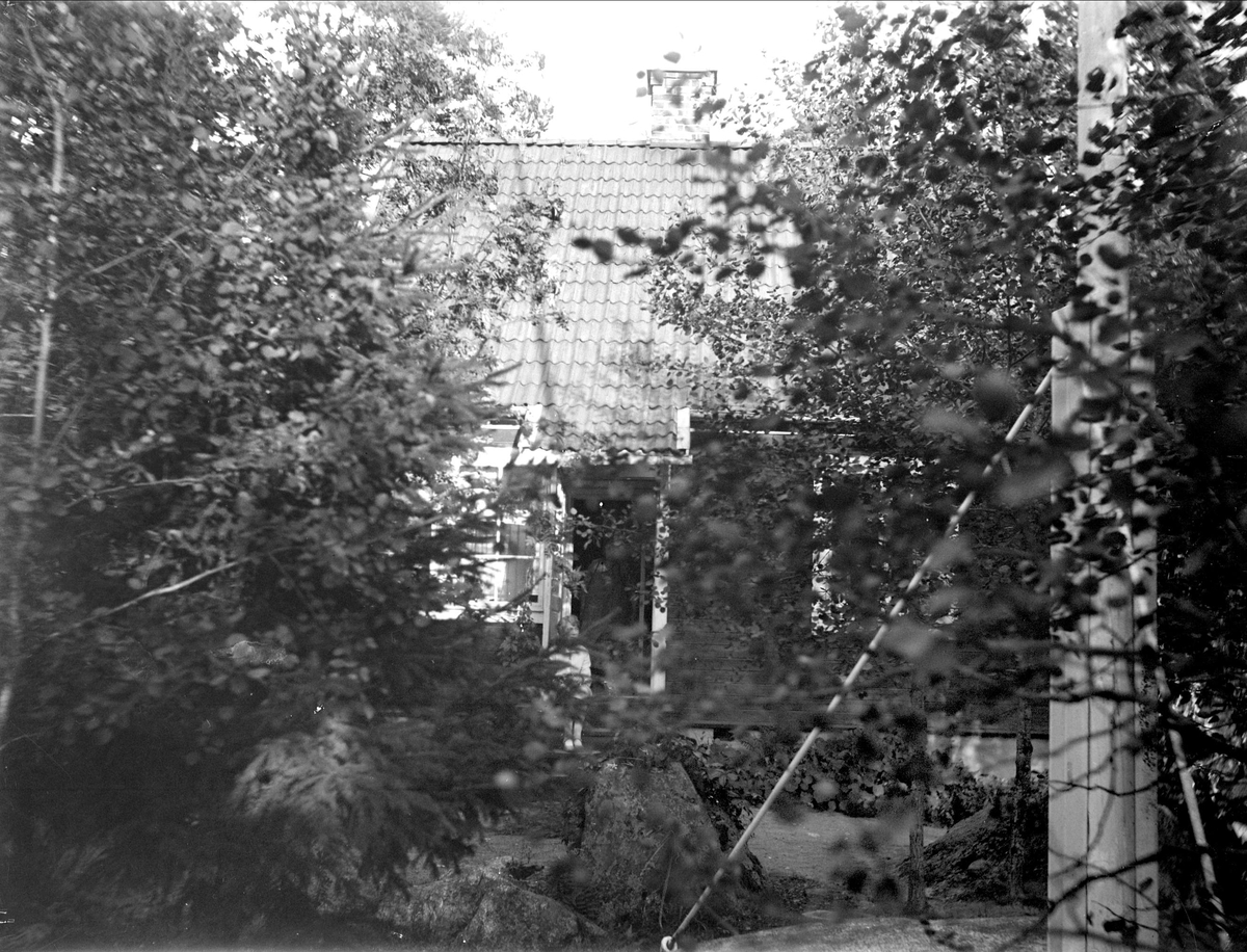 Familjen Janssons sommarställe Lillsunda, Uppsala-Näs socken, Uppland 1920-tal
