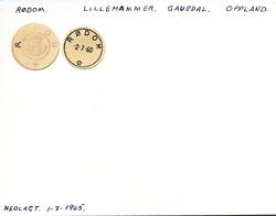 Stempelkatalog Rødom, Gausdal, Oppland