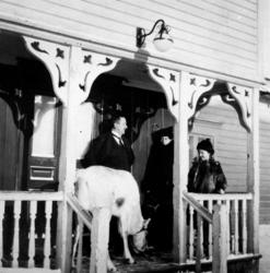 Bildet er tatt fra innganspartiet på gården Strømsnes i Jarf