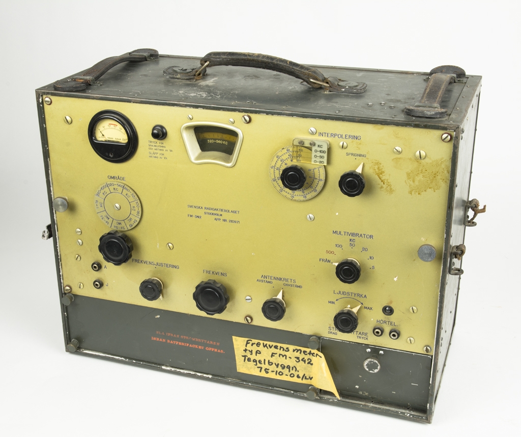 Frekvensmeter - Flygvapenmuseum / DigitaltMuseum
