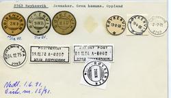 Stempelkatalog 2762 Røykenvik (Røikenviken), Gran, Oppland