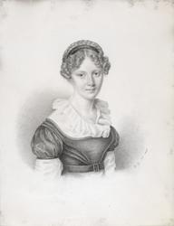 Portrett av Emmy Hartung [Papirkunst]