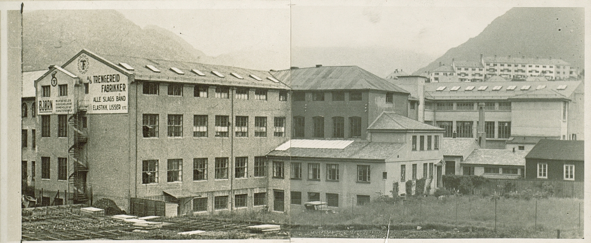 Trengereid Fabrikker avd. Solheim, truleg mellom 1910 og 1920.