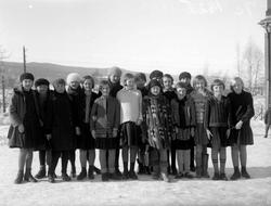 Klasse 7c. Gruppe av skolebarn fra Hammartun skole.