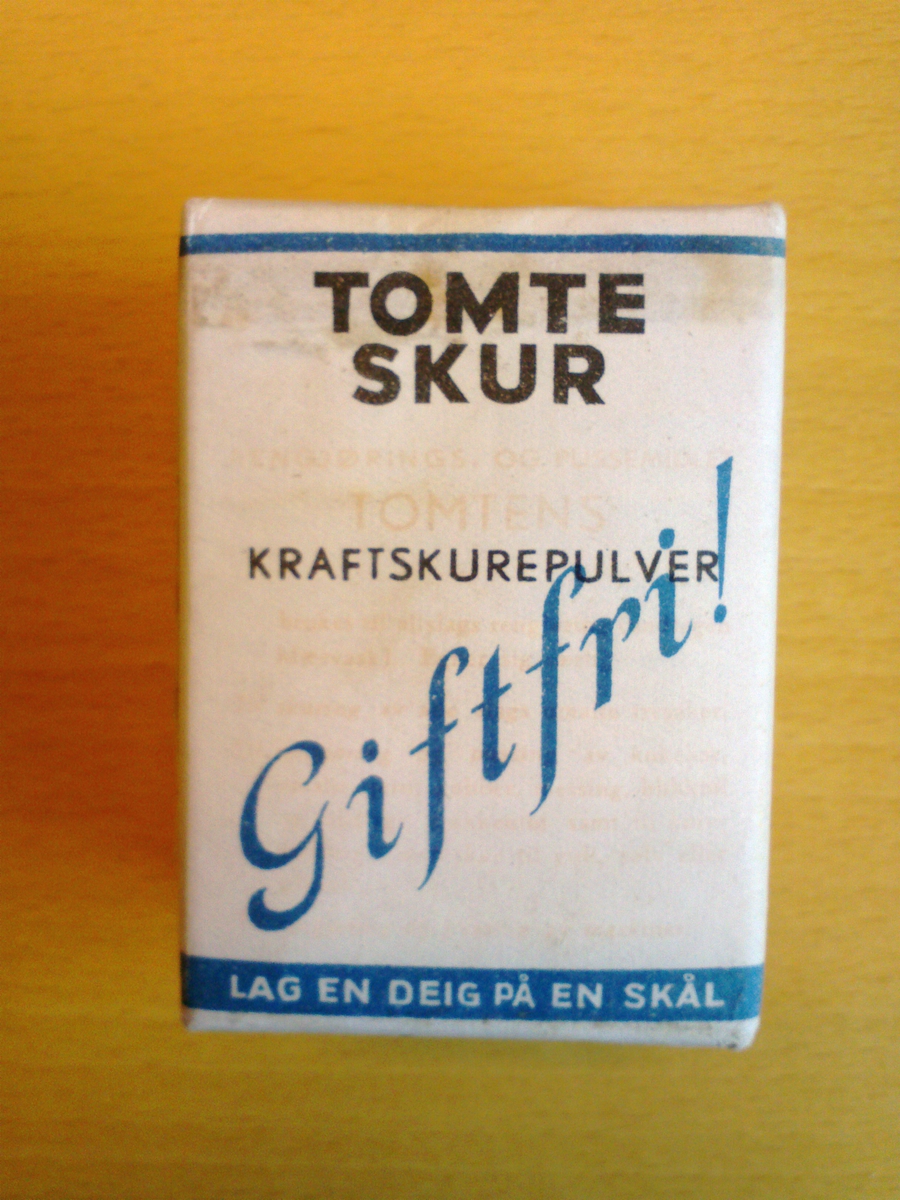 Skurepulver for all slags rengjøring (utenom klær)
