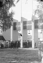 Jubileumsutstillingen i Levanger 1936 - inngangsportal