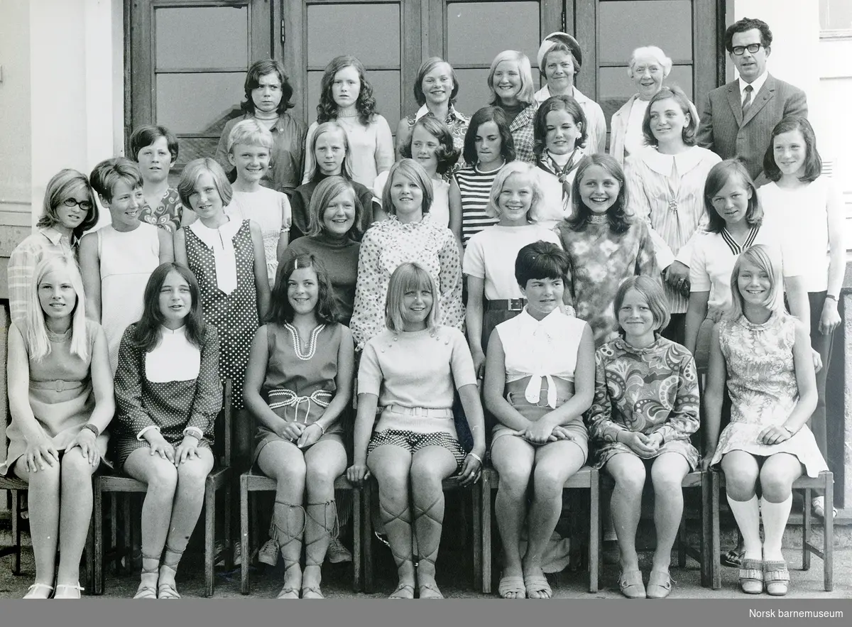 Klassebilde. Storhaug skole. 1970.