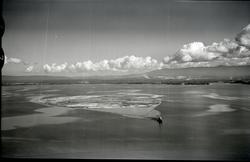 Tyrifjorden
Stort tømmerslep over fjorden mot Vikersund
M/