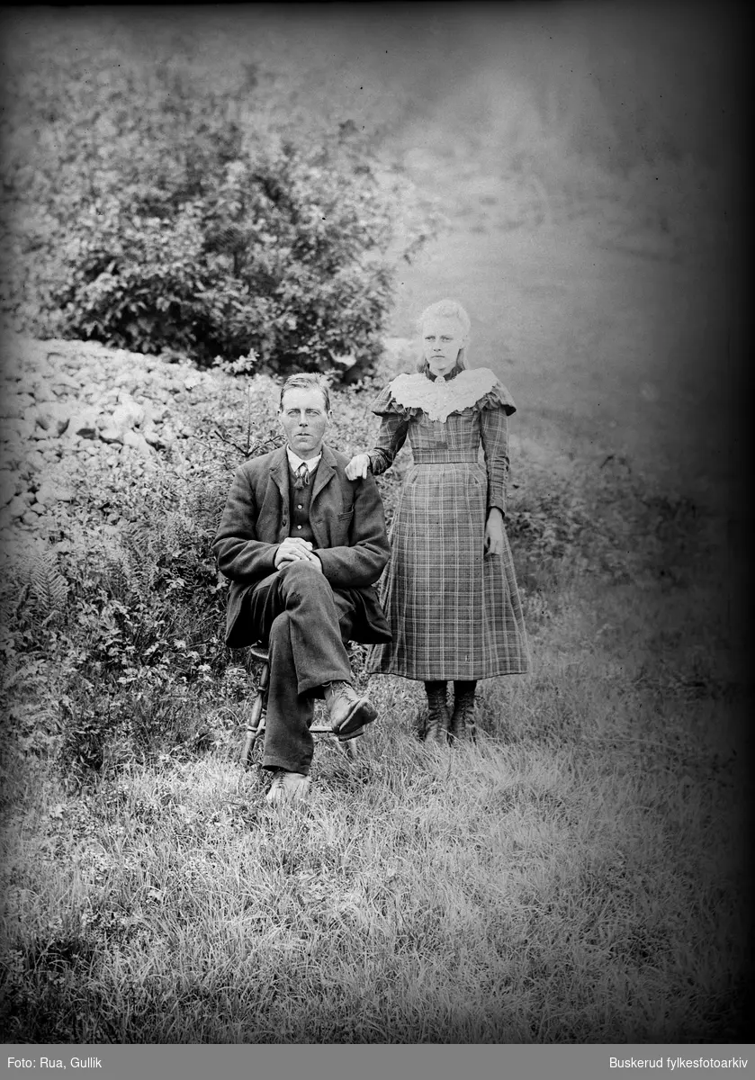 Gullik G Ulland (1857-1943)
Datter er Anne (1886-1900)
Foto Flesberg 1899
