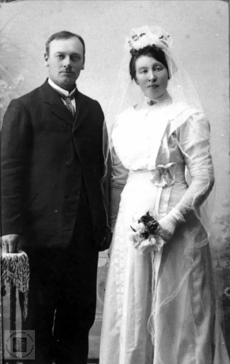 Brudeparet Lars og Anna Hesså 