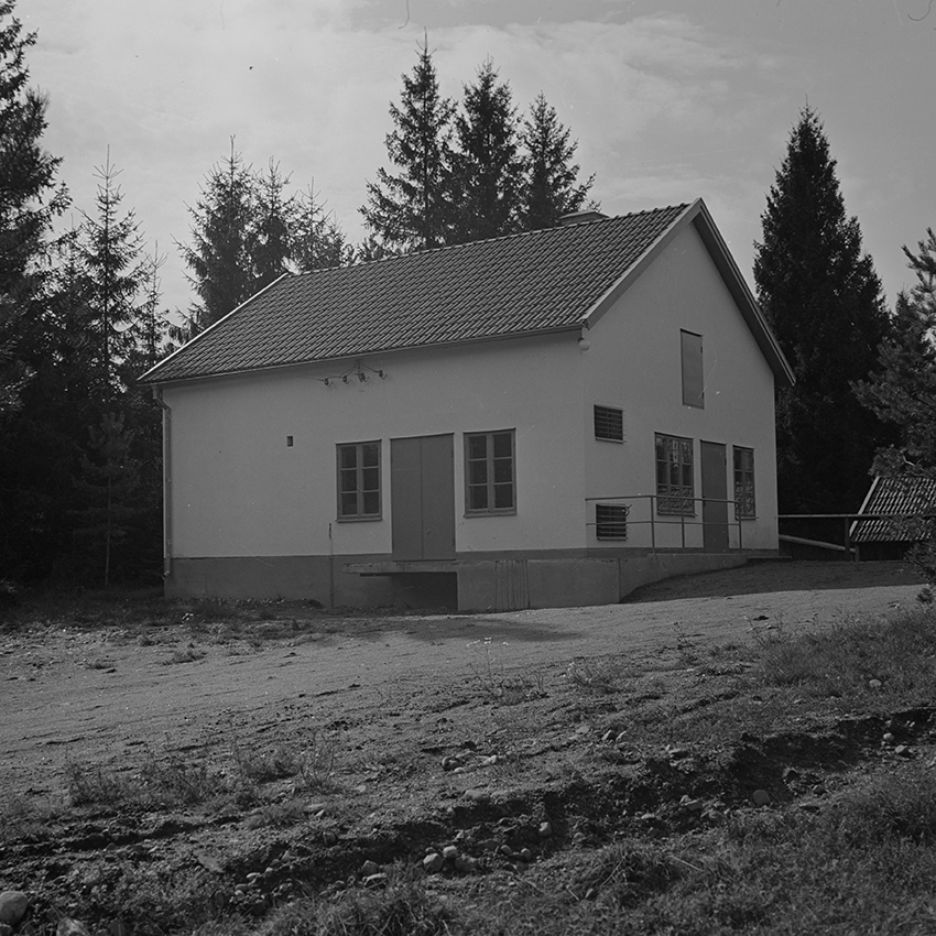 Verkstadslokal vid Allévägen i Malmslätt, 1940-tal.