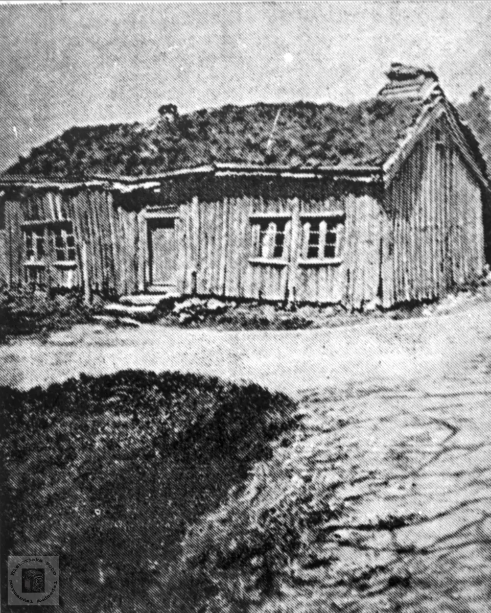 Hus fra 1700-tallet på Laudal.