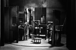 Nationaltheateret. "Spöksonaten" scenemodell. 3/9-72