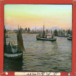 "9. F. Blåner. Paa fiskehavet"