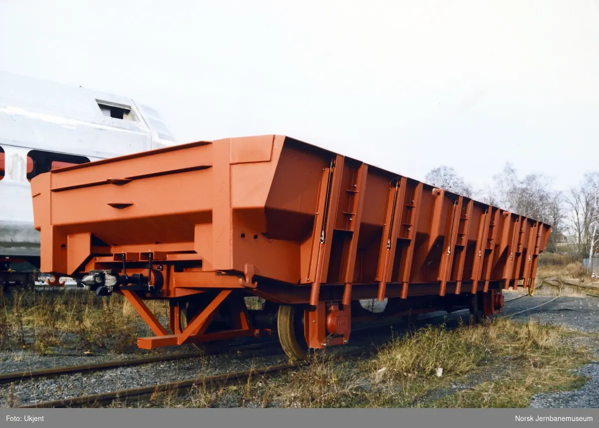 Tappevogn bygget for Ilmenittsmelteverket i Tyssedal