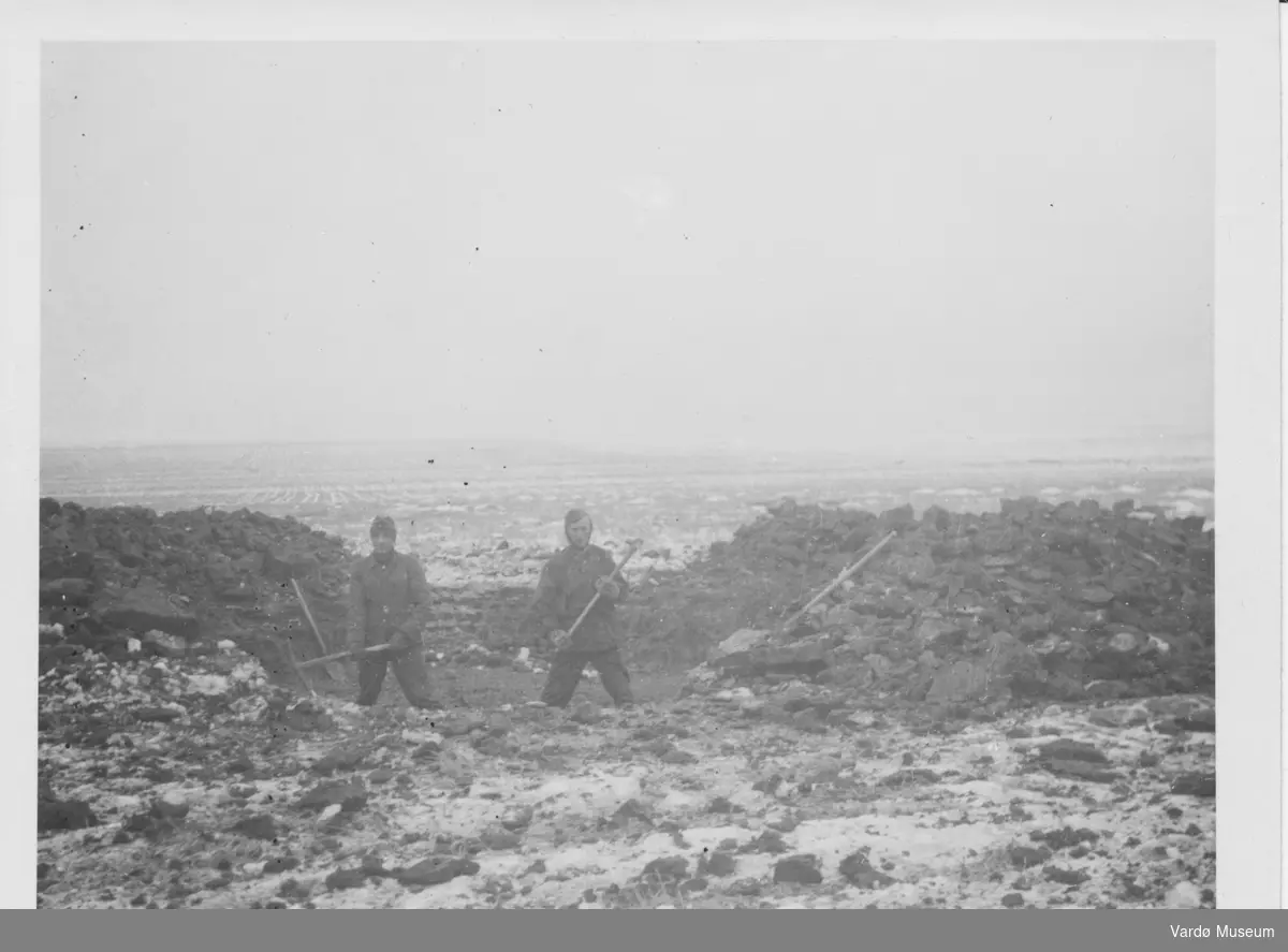 Soldater fra Wehrmacht.
Sør-Varanger - Petsjenga (Petsamo) (?) 1944