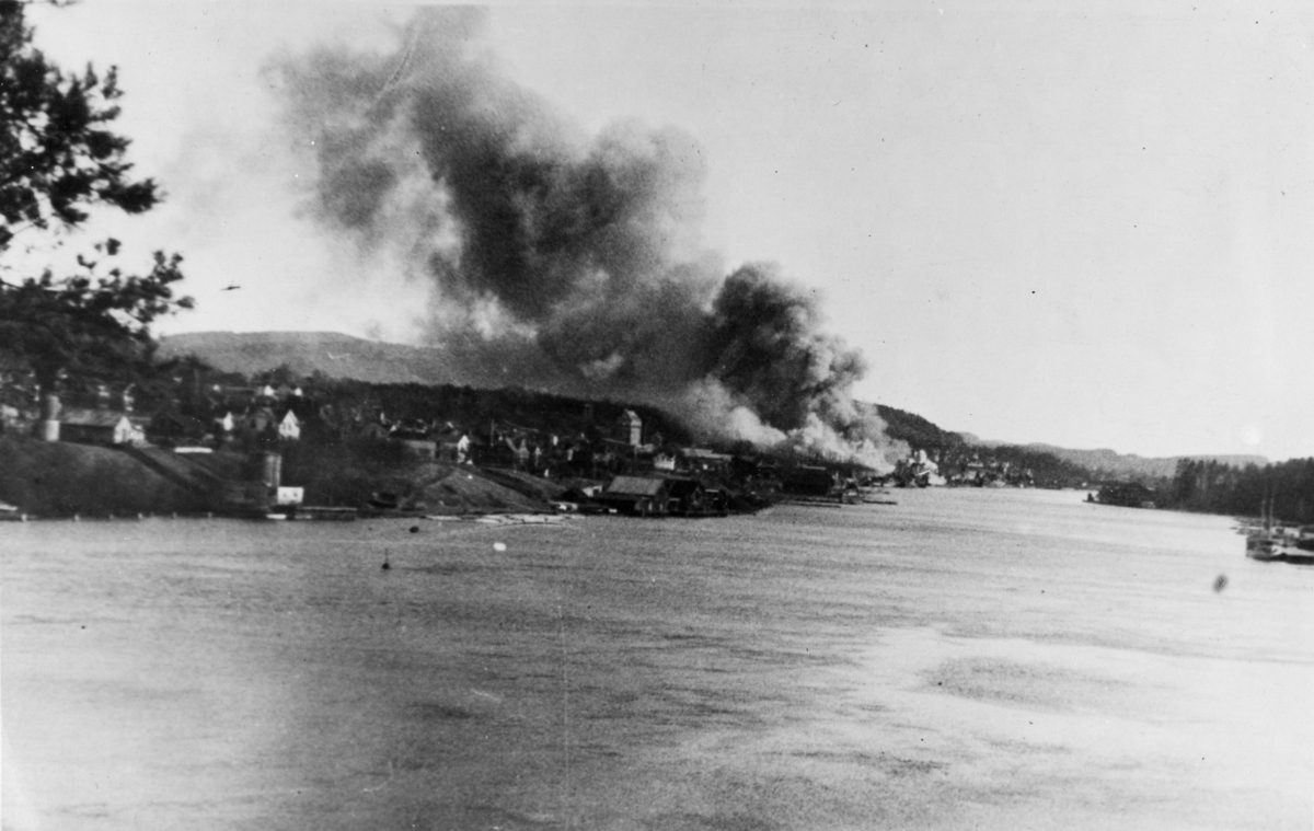 Bombingen av Hydros anlegg på Menstad under 2. verdenskrig.