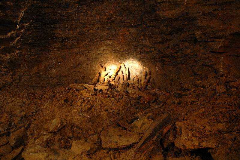 Nyberget gruve ble drevet ved hjelp av fyrsetting.