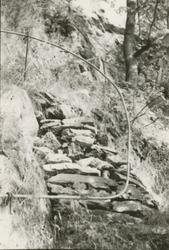 Parti av veien opp mot fjellgården Skageflå.