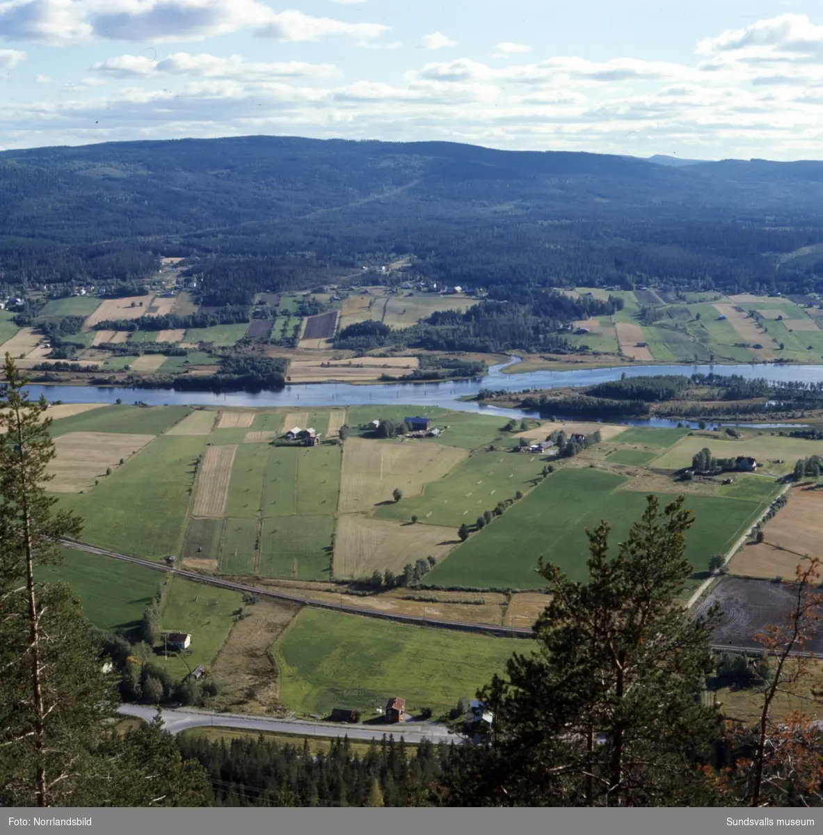 Utsikt från Getberget i Fränsta.