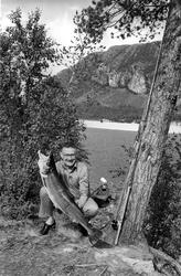 Fangst med person(er).