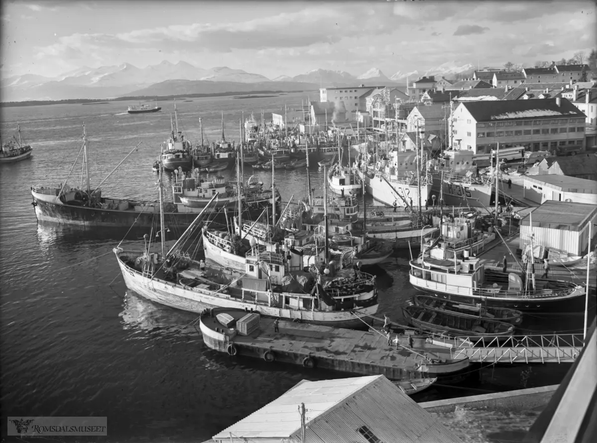 "Molde havn fra Torvet 2"