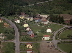 Kjelsåsveien, Radioveien, Lytterveien, Brekkeveien (Flyfoto)