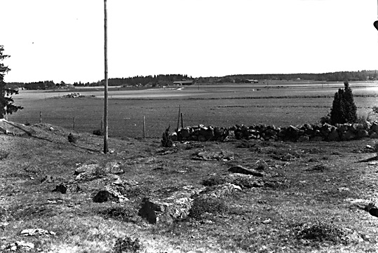Gravfält, från väster, Årby, Svedvi sn, RAÄ fornlämning 192:1.