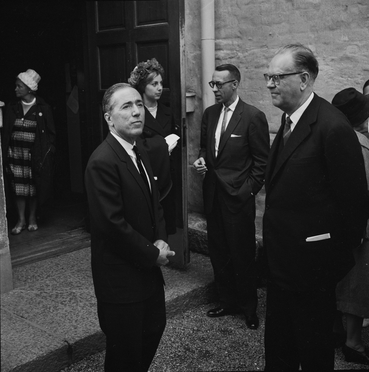 Amerikansk-nordisk konferens öppnad av Erlander, Sigtuna 1958