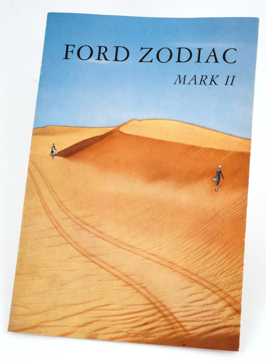 Brosjyre om Ford Zodiac mark 2, fra 1957.