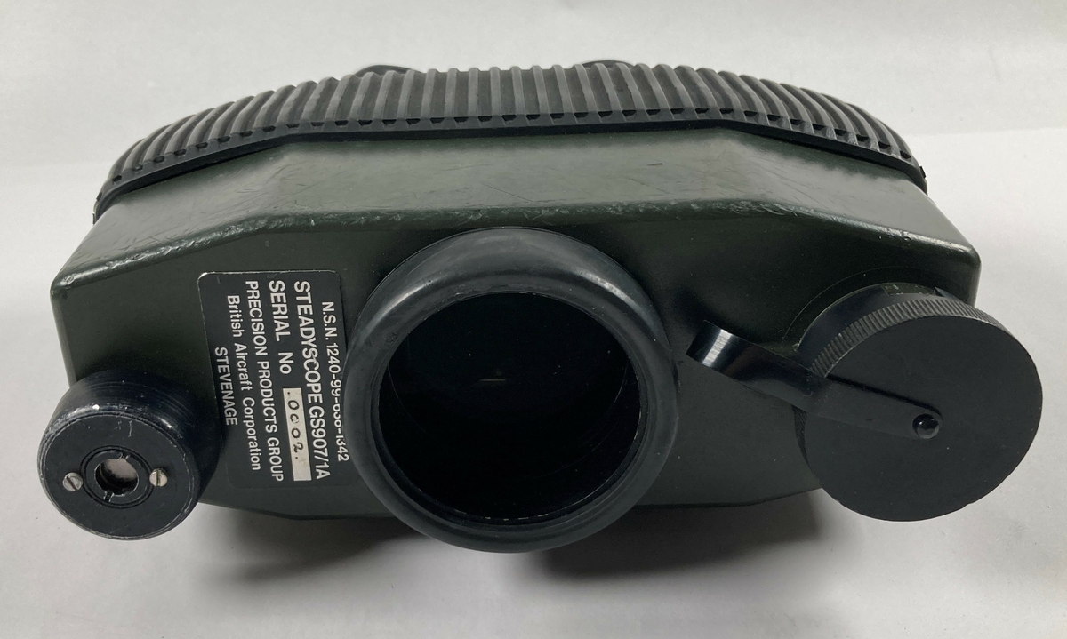 Batteridrevet kikkert med gyro for stabilt synsbilde under bruk  