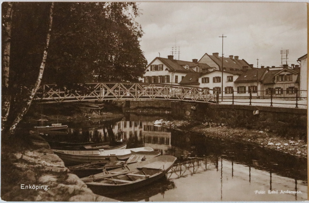 Ågatan och ån, Enköping.