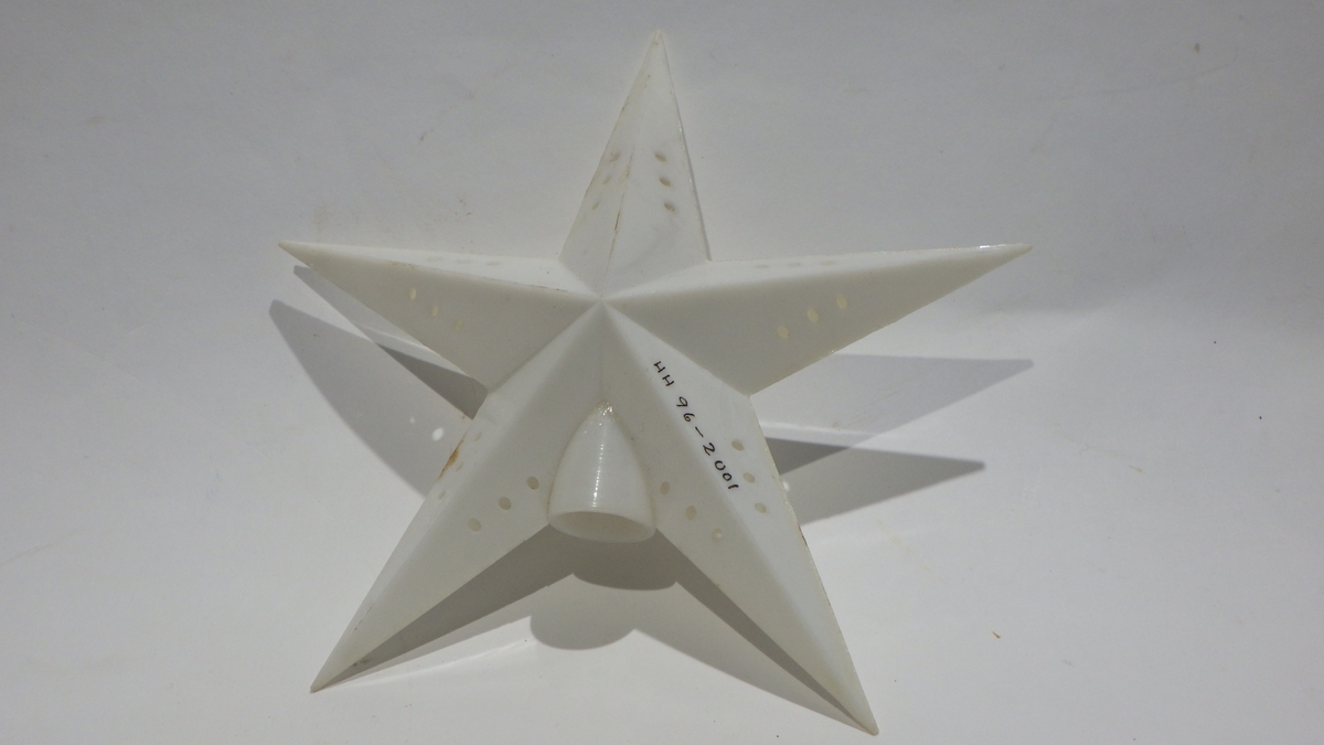 Form: stjerne med 5 armer
