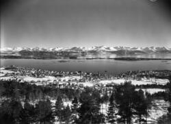 "Siste panoramabilde fra før krigen. Tatt i mars/april 1940"