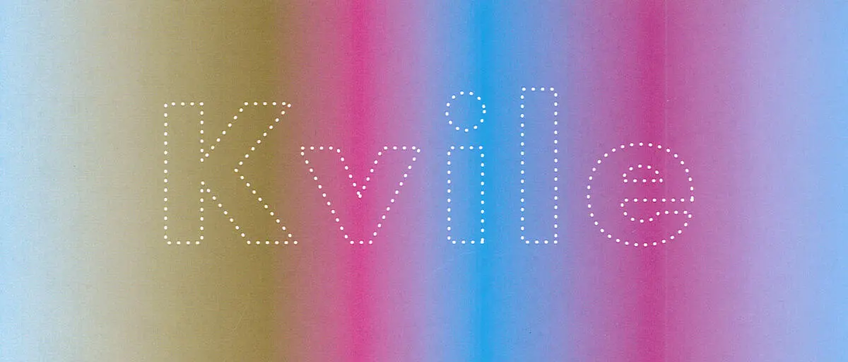 Grafisk navnetrekk for utstillingen "Kvile"