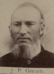 Pukkverksarbeider John P. Gresen (1831-1899) (Foto/Photo)