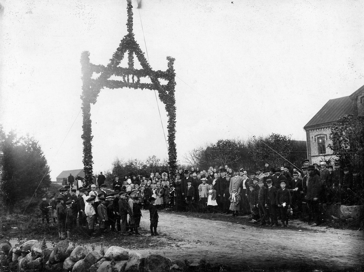 Söndrums sn, Före Hans Maj:ts Konungens ankomst till Söndrum 1895.