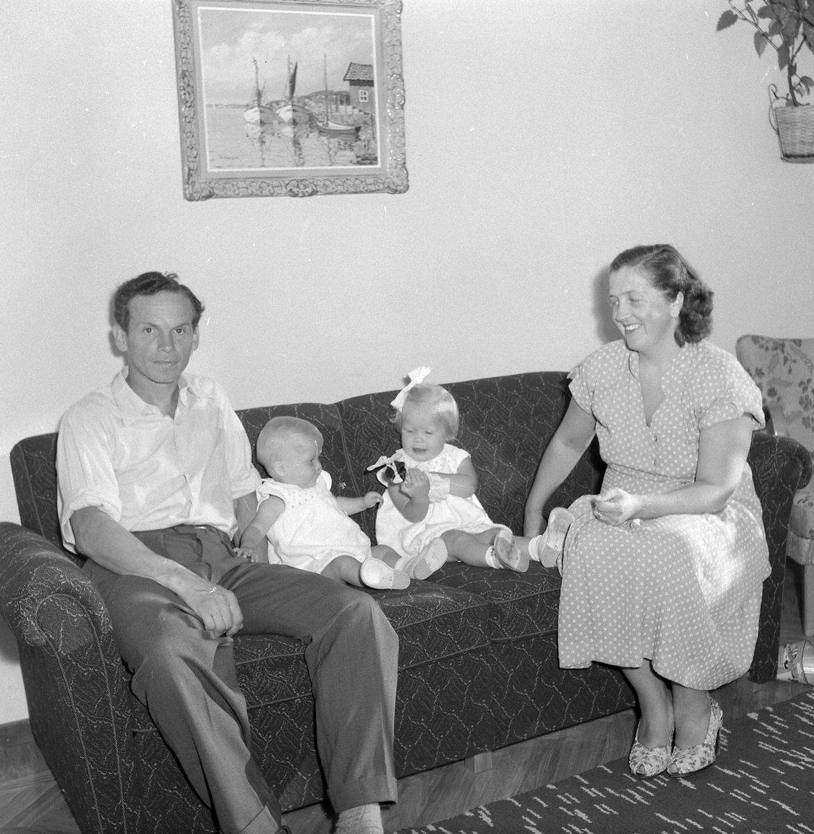 Familj, okänd. Aug 1953