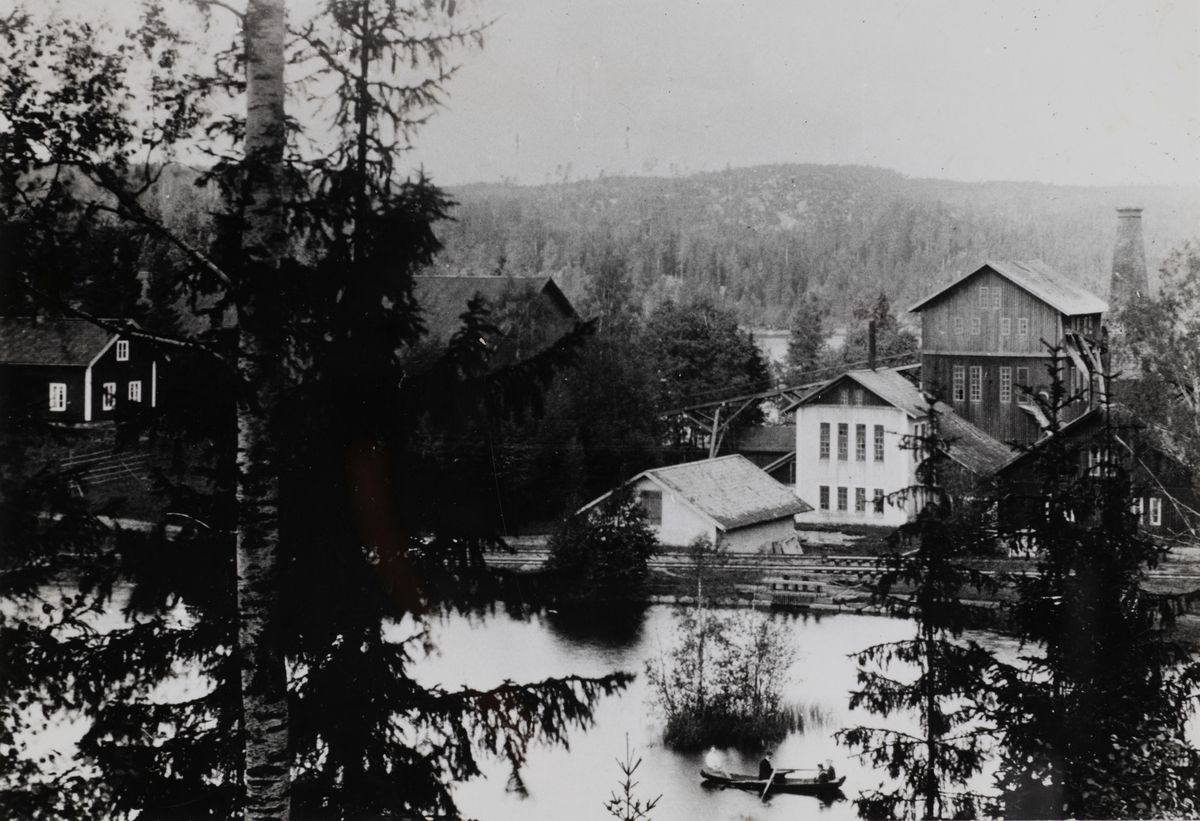 Klotens hytta. 
Nerlagd 1910. 
Fotot taget ca år 1900.