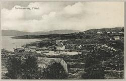 Postkort med bilde av Steinnesvåg på Finnøy.