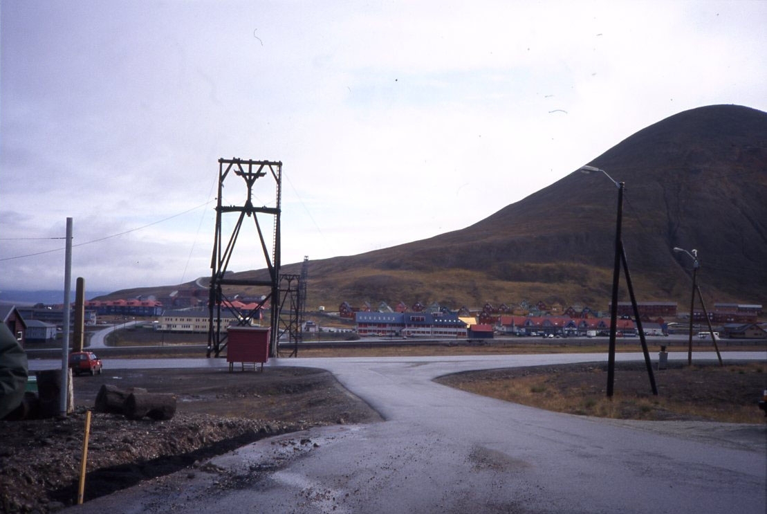 Bebyggelse och konstruktioner för gruvdrift i Longyearbyen.