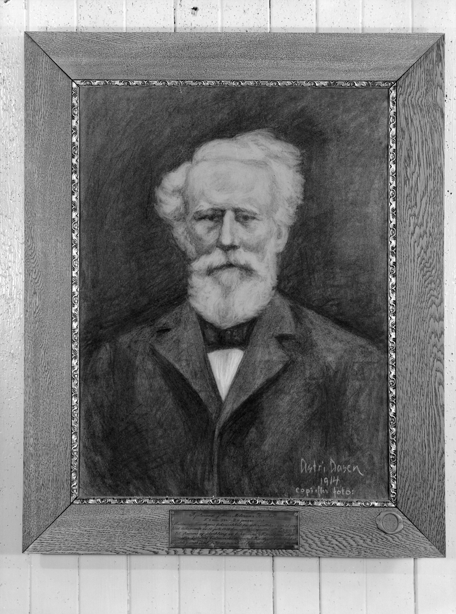 Johan Mølmann Bernhoft. Maleri av Astri Aasen