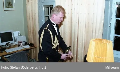 Höstmiddag på Ing 2 Officersmäss. Överstelöjtnant Tommy Karlsson, Ing 2.